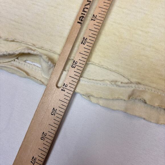 Vintage Thrashed Fruit of The Loom T Shirt Distressed Worn Men's Large - Picture 7 of 8